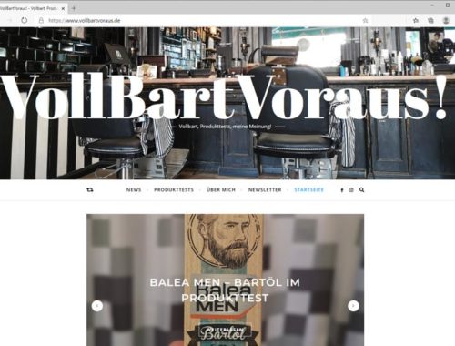 VollbartVoraus News - Webseite online