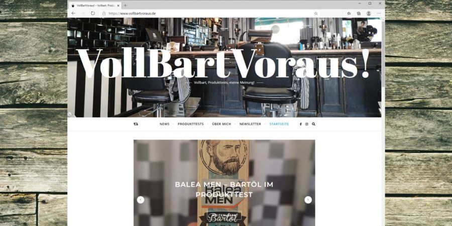 VollbartVoraus News - Webseite online